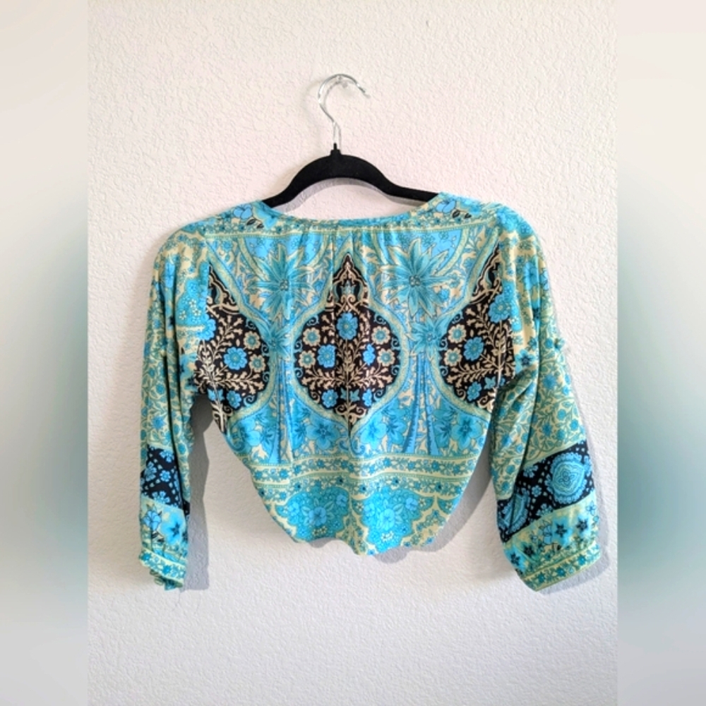 Spell Aloha Fox Gown Altered To Skirt And Crop Top size XS - Picture 8 of 15
